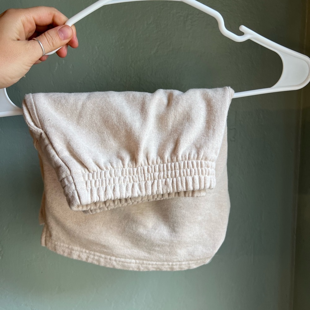 Brandy Melville Sweat Shorts - Cream